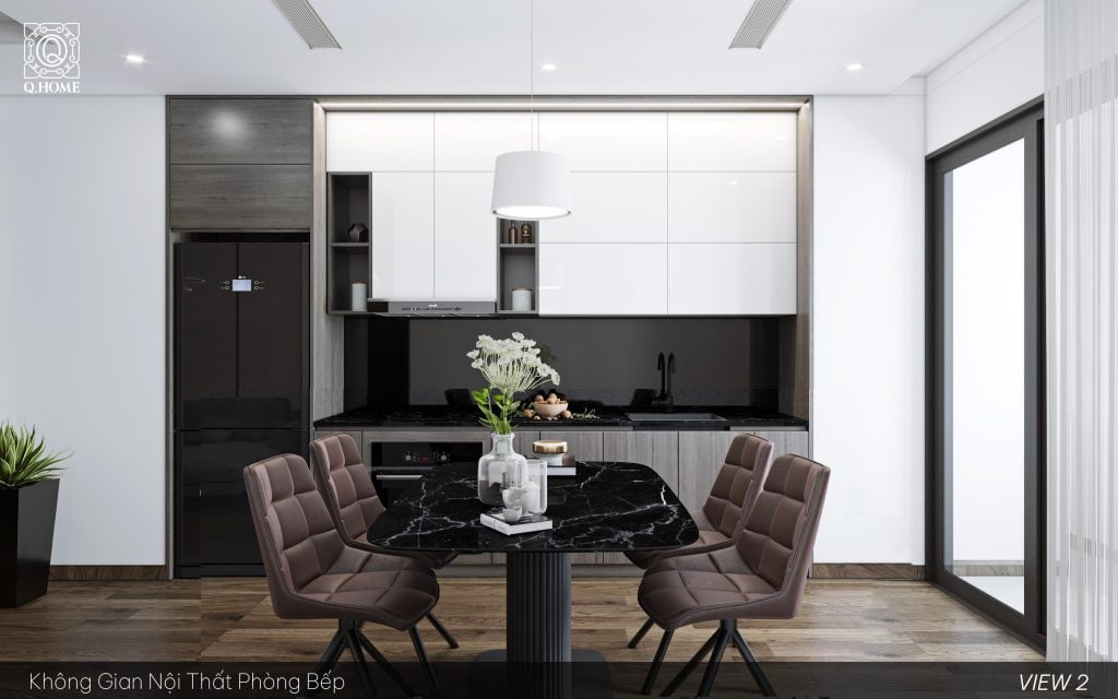 THIẾT KẾ CĂN HỘ C5 2 NGỦ 104M2 CĂN HỘ CAO CẤP THÁP ĐÔI PRIME THÁI NGUYÊN